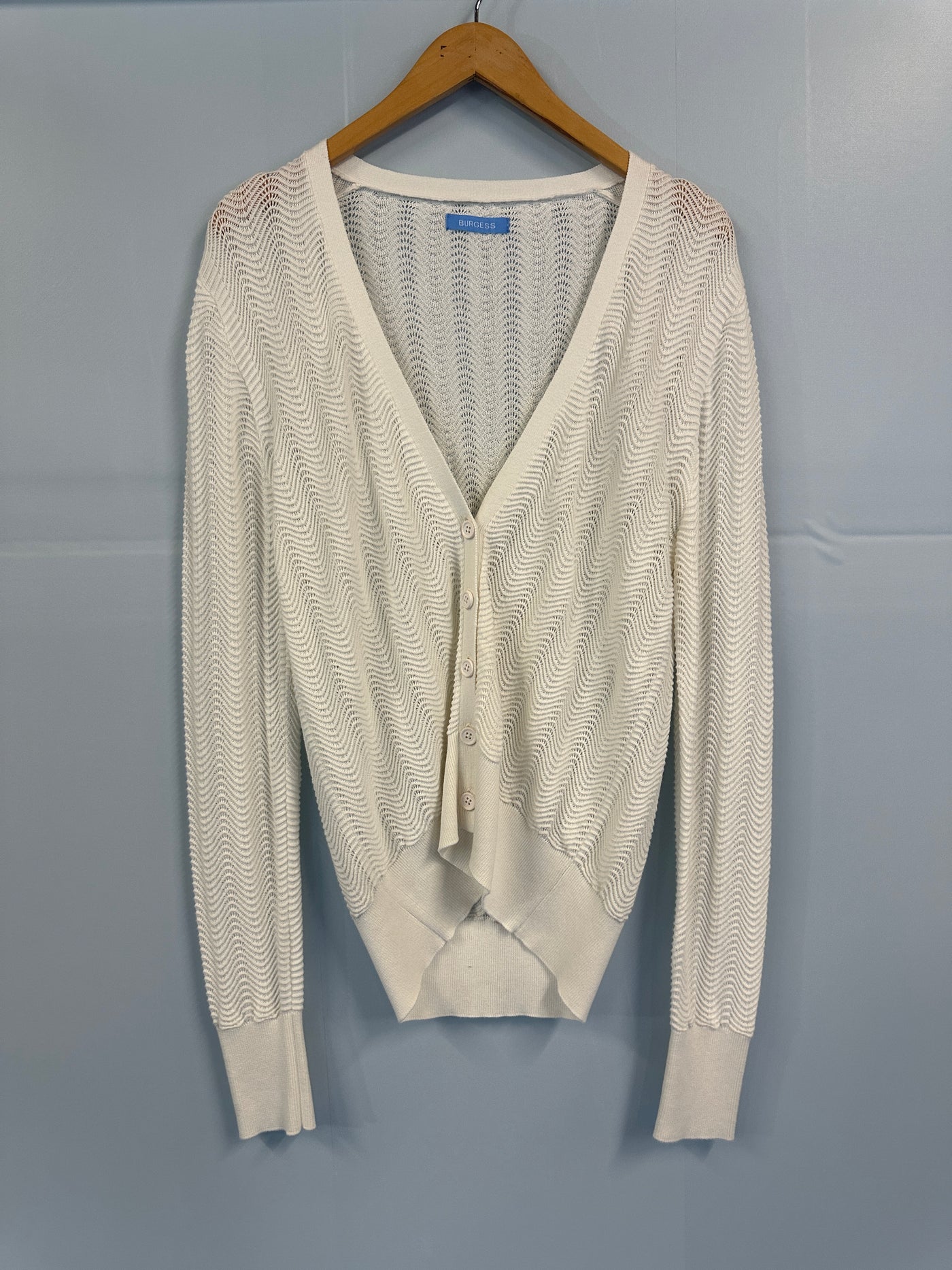 The Pointelle Cardigan- Sample