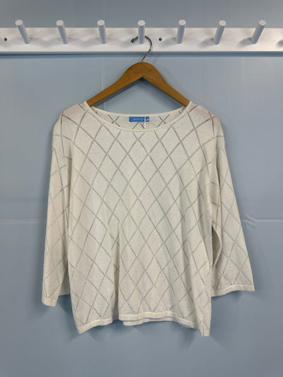 The Diamond Open Weave Crew- Sample