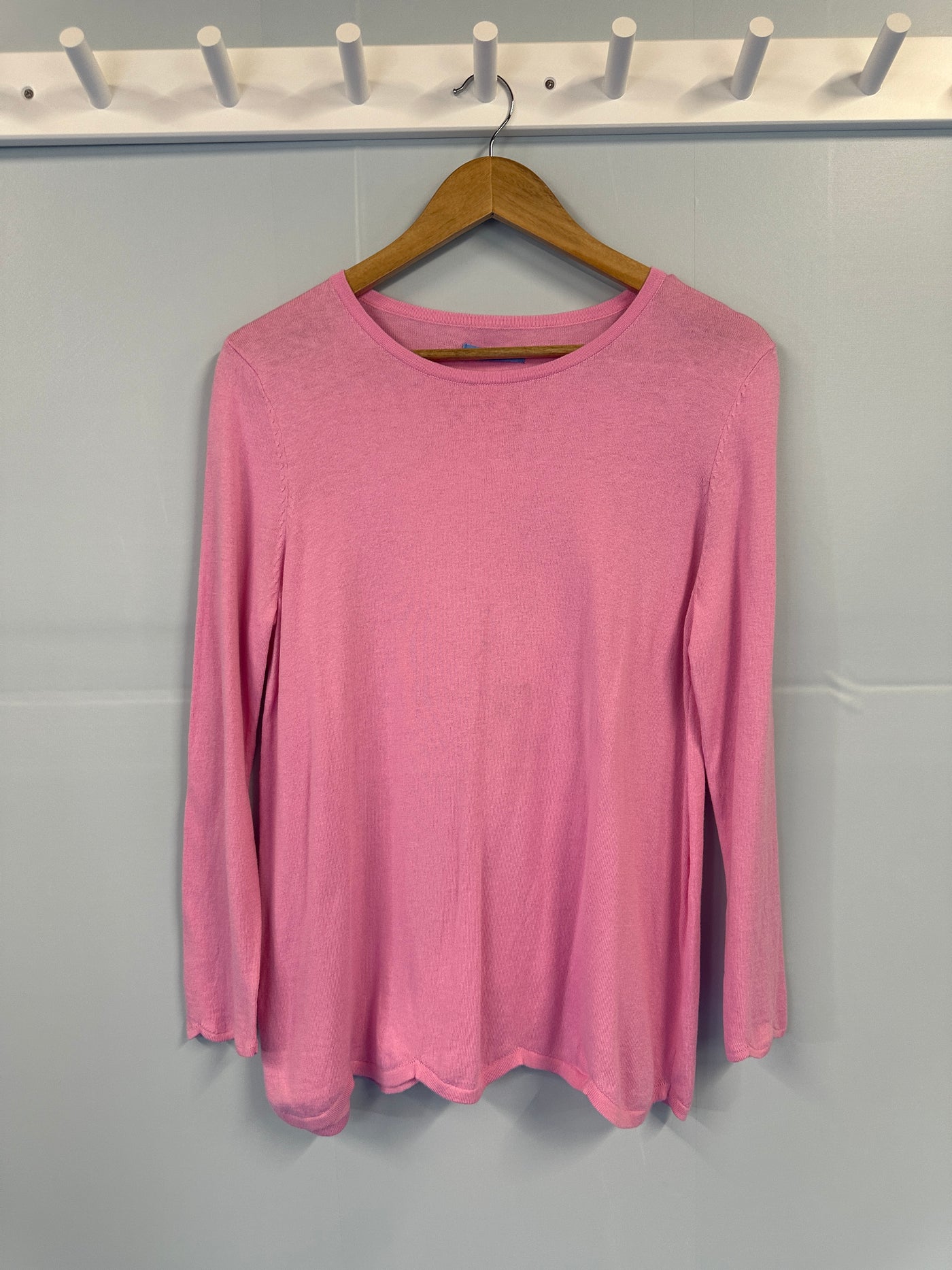 The Scalloped Crew Neck- Sample