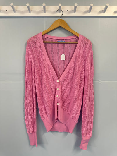 The Pointelle Cardigan- Sample