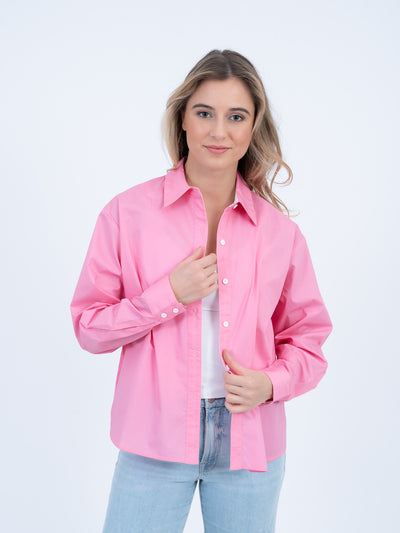 The Classic Solid Shirt  | Peony