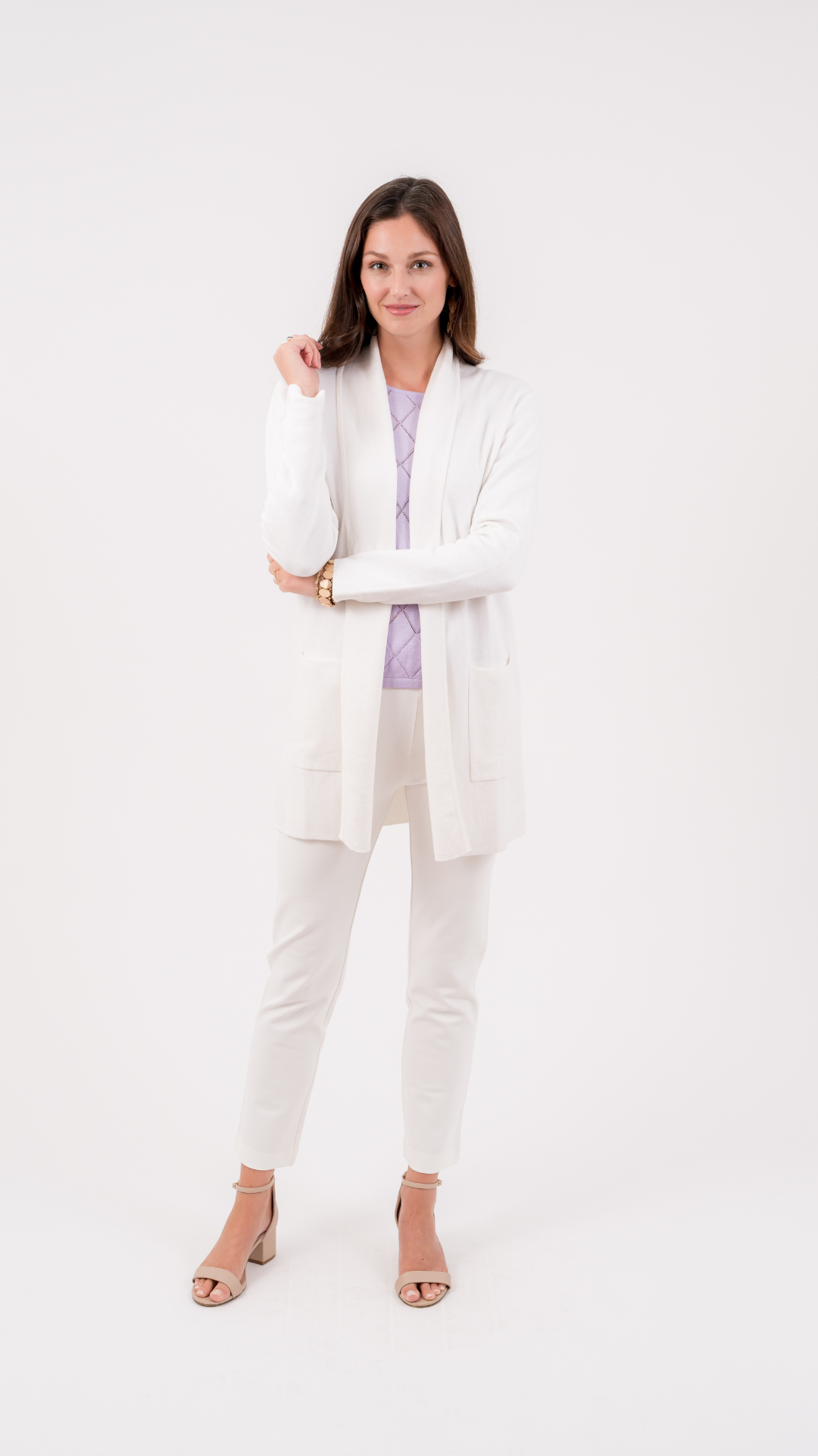 The Travel Coat | White