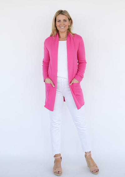 The Travel Coat | Shock Pink